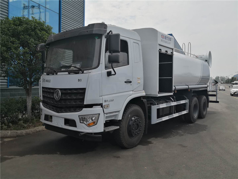國(guó)六東風(fēng)專(zhuān)底D3后雙橋抑塵車(chē)